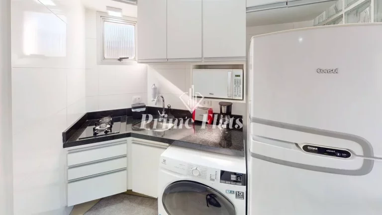 Imagem Flat disponível para locação no Royal Ibirapuera Park, com 42m², 1 dormitório e 1 vaga