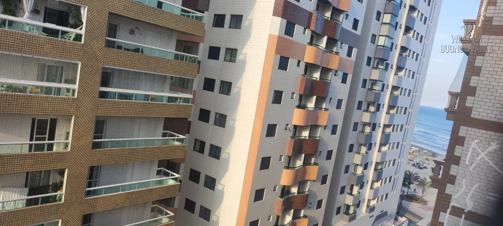 Imagem Apartamento Ocian, 2 dorms, suíte, 77m² - vista parcial mar a 90m da praia