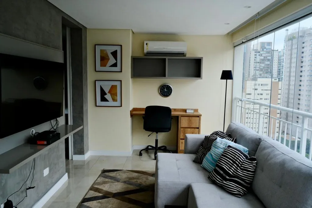 Imagem Apartamento para locação com 1 quarto e vaga na Vila Nova Conceição - Condomínio Horizonte JK.