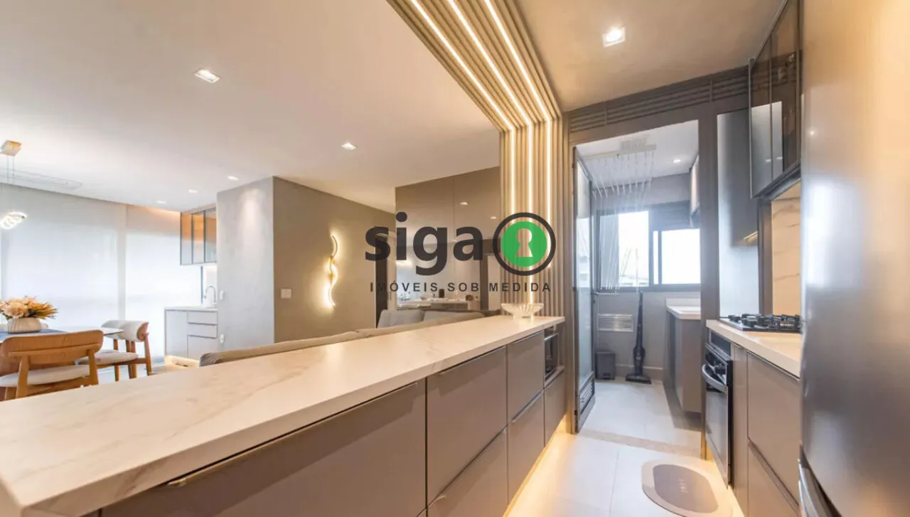 Imagem Apartamento com 2 dormitórios à venda no Brooklin - São Paulo - SP - Mobiliado