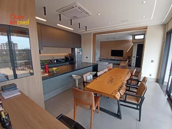Imagem Residência de luxo no Condomínio Villa Di Maria: 3 suítes, 263,33 m² em Quintas de São José, Ribeirão Preto-SP - Quer Imóvel Negócios Imobiliários.