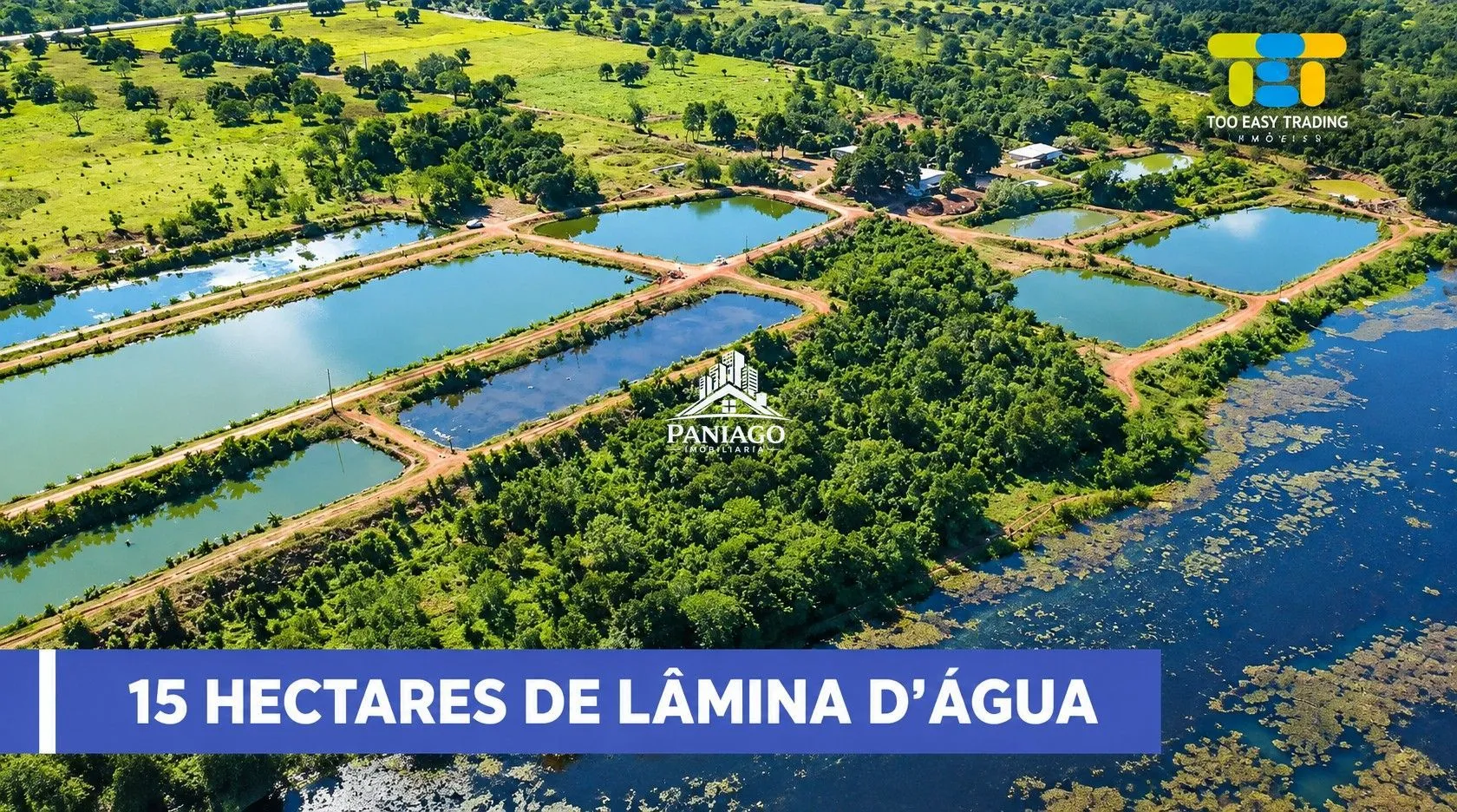 Imagem Fazenda de 117 Hectares a 30 km de Cuiabá com Piscicultura e 22 ha de Lâmina d'Á