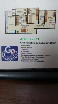 Imagem Apartamento para Venda em Piratuba, Centro, 2 dormitórios, 1 banheiro