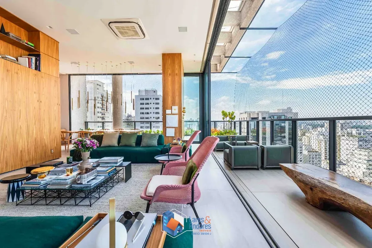 Imagem Cobertura para venda em Jardim Paulista com 5 quartos, sendo 4 suítes, 408m²