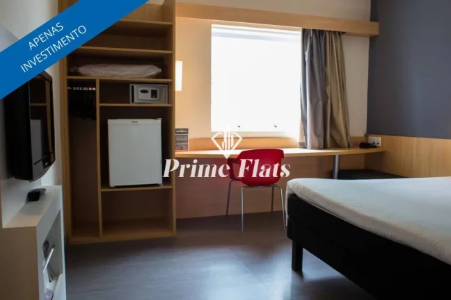 Foto do imóvel Flat disponível para venda no Ibis Rio de Janeiro, com 18m², 1 dormitório e 1 vaga em Rua Silva Jardim