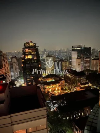 Imagem Flat disponível para venda no Hotel Paulista Wall Street na Bela Vista, com 55m², 1 dormitório e 1 vaga de garagem