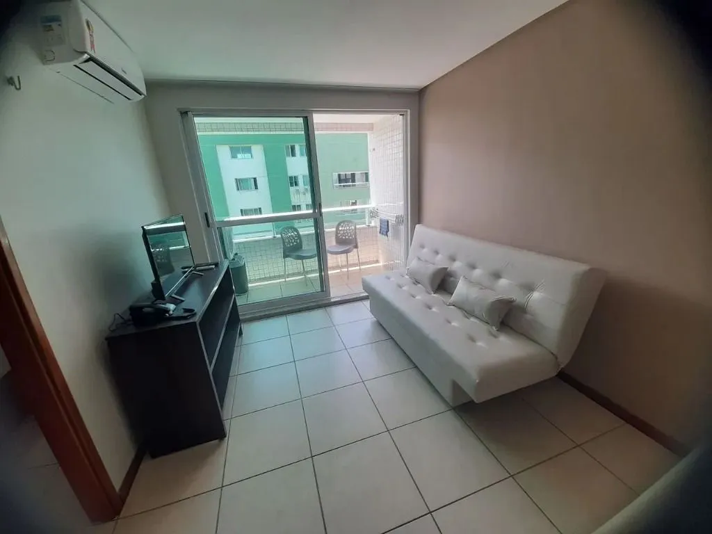 Imagem Flat mobiliado em Manaíra, vista lateral para o mar, lazer na cobertura, garagem e localização privilegiada.