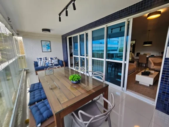 Imagem Apartamento de luxo à venda em Salvador-BA: 4 quartos, 3 suítes, 2 salas, 5 banheiros, 2 vagas na Hemisphere 360 - 142m².