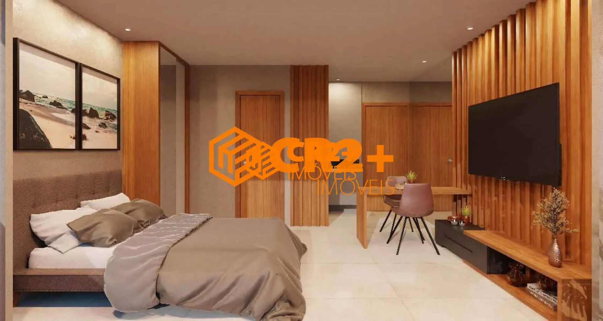 Imagem Studio a Venda de 39m² com 1 quarto em bairro Porto de Galinhas em Ipojuca