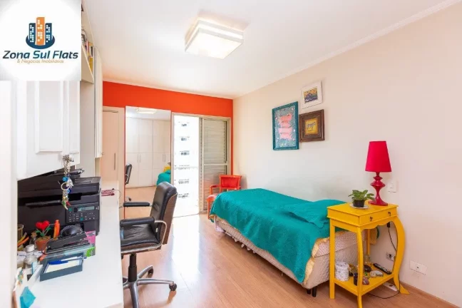 Imagem Apartamento à Venda No Brooklin Com 4 Dormitórios Sendo 2 Suítes e 2 Vagas - 1 Por Andar