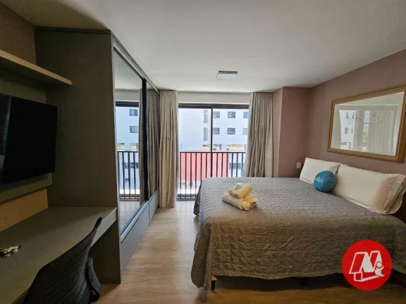 Imagem Studio com 1 dormitório para alugar, 24 m² - Auxiliadora - Porto Alegre/RS