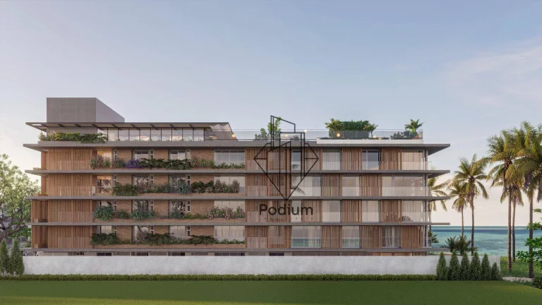 Imagem Apartamentos com varanda / sacada gourmet e vista mar, pés na areia na praia do Bessa - AP2119
