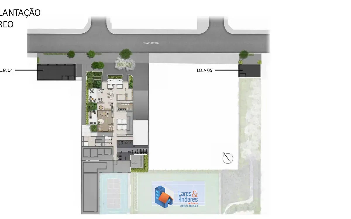 Imagem Apartamento para venda em Cidade Monções com 1 quarto, sendo 1 suíte, 33m²