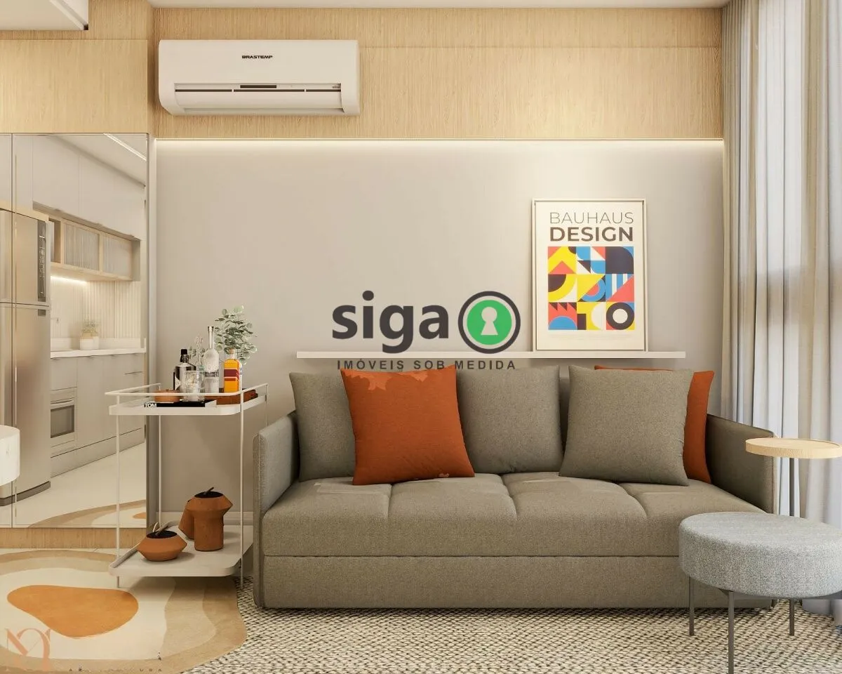 Imagem Apartamento á venda 38m² com 1 quarto, 1 vaga localizado no eixo Berrini x Chucrizaidan.