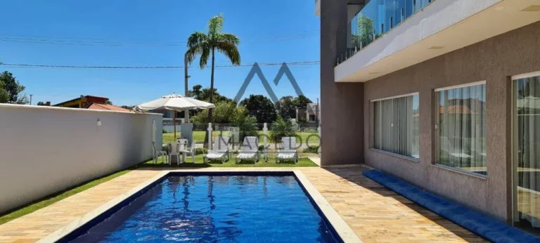 Imagem Casa com 4 suítes, mobiliada e com piscina aquecida no Ninho Verde II
