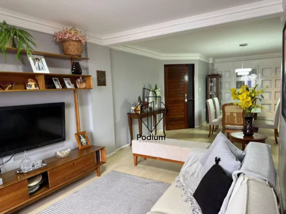 Imagem Apartamento com projetados e varanda / sacada com vista mar da praia de Manaíra -