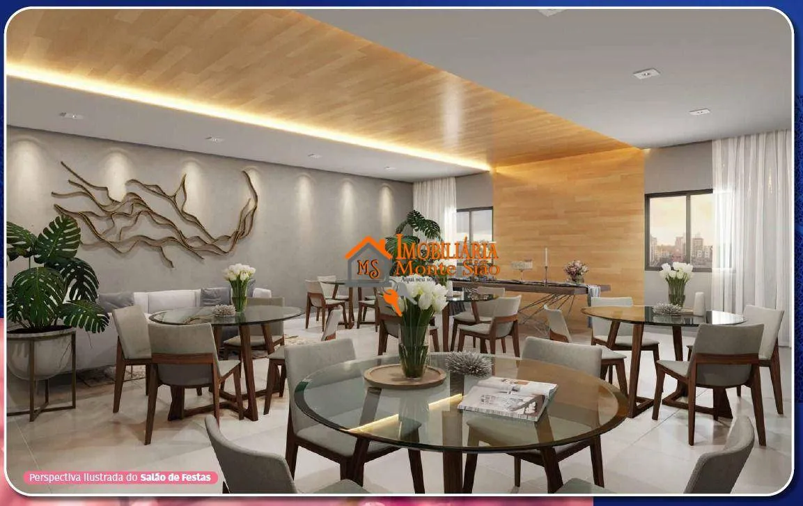 Imagem Apartamento com 2 dormitórios à venda, 37 m² por R$ 302.361,86 - Bonsucesso - Guarulhos/SP