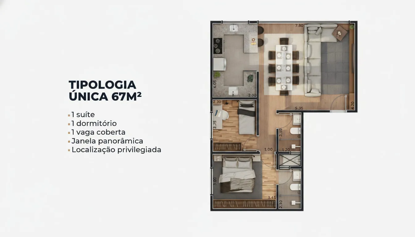Imagem Apartamento 2 quartos à venda em Jardim Country Club, Poços de Caldas
