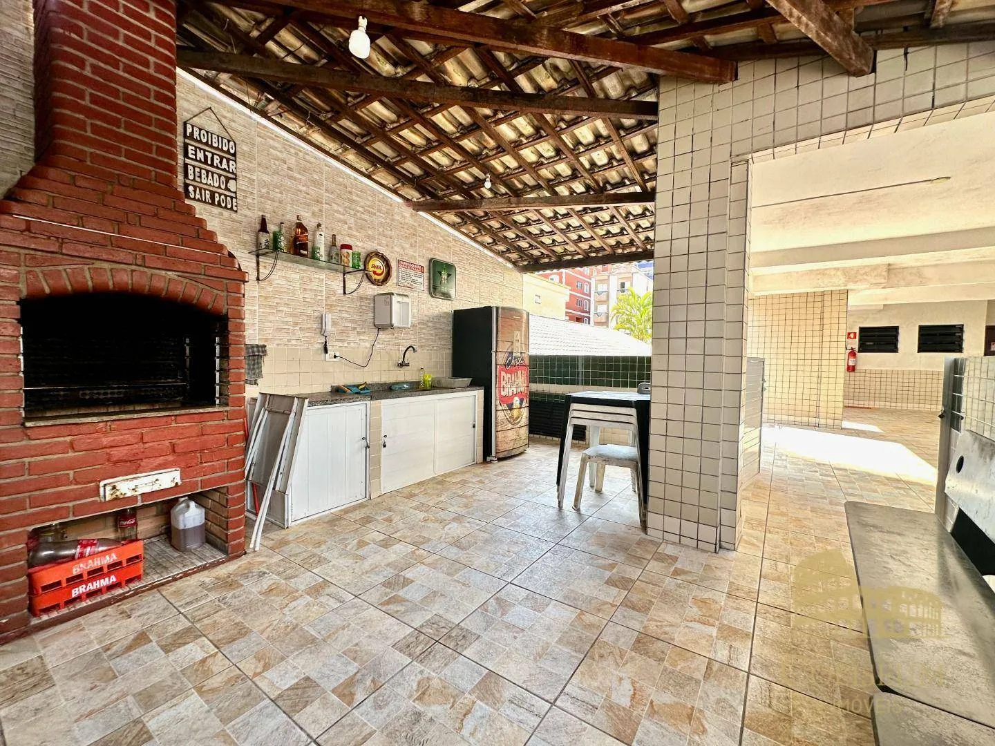 Imagem Apartamento com 1 dormitório para alugar, 54 m² por R$ 2.974,86/mês - Tupi - Praia Grande/SP