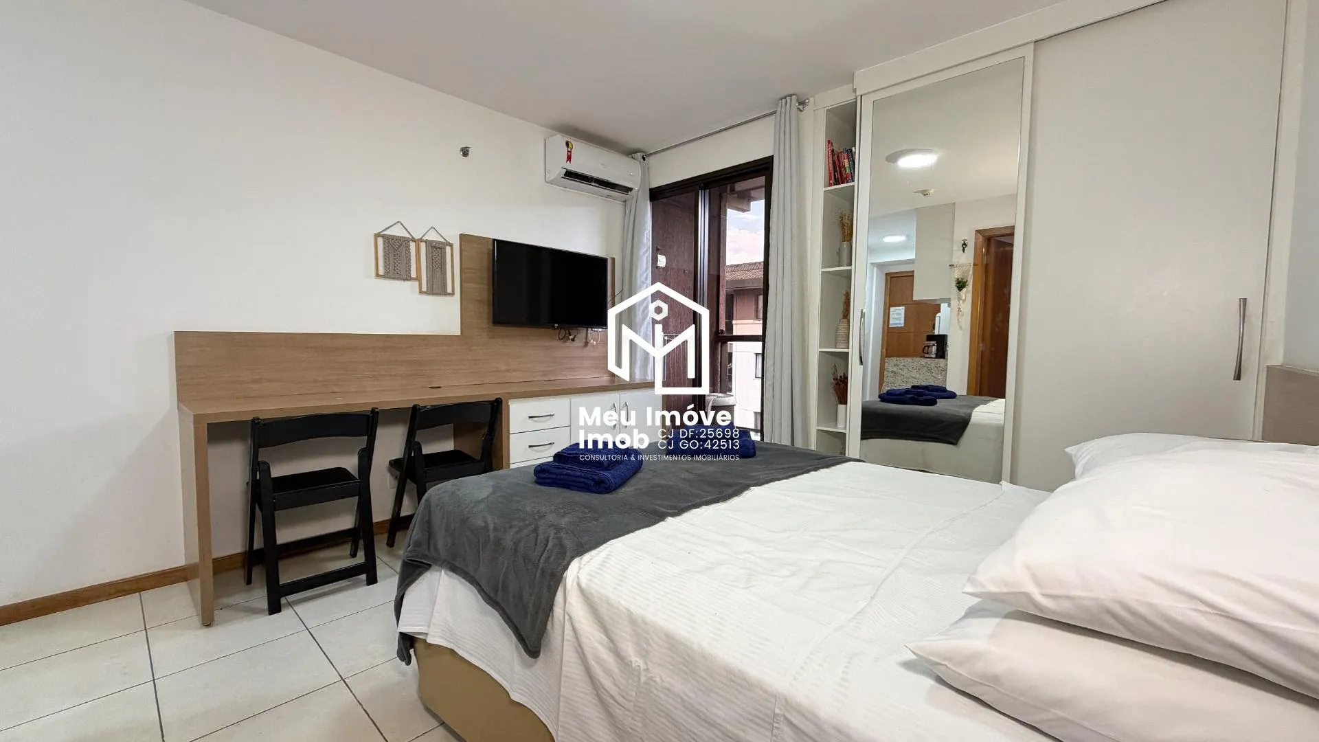 Imagem Apartamento Life Resort 1 Quarto Varanda Mobiliado Brasília