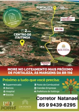 Imagem Terreno a Venda no bairro Centro - Itaitinga, CE