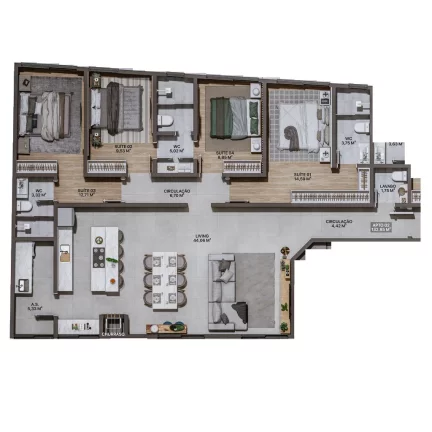 Imagem APARTAMENTO RESIDENCIAL em Itajaí - SC, Praia Brava de Itajaí