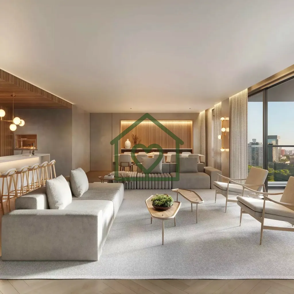 Imagem Amplo apartamento com 218 m² Privativos. 
 
São 3 Suítes, sendo uma máster. Possui Estar Íntimo...