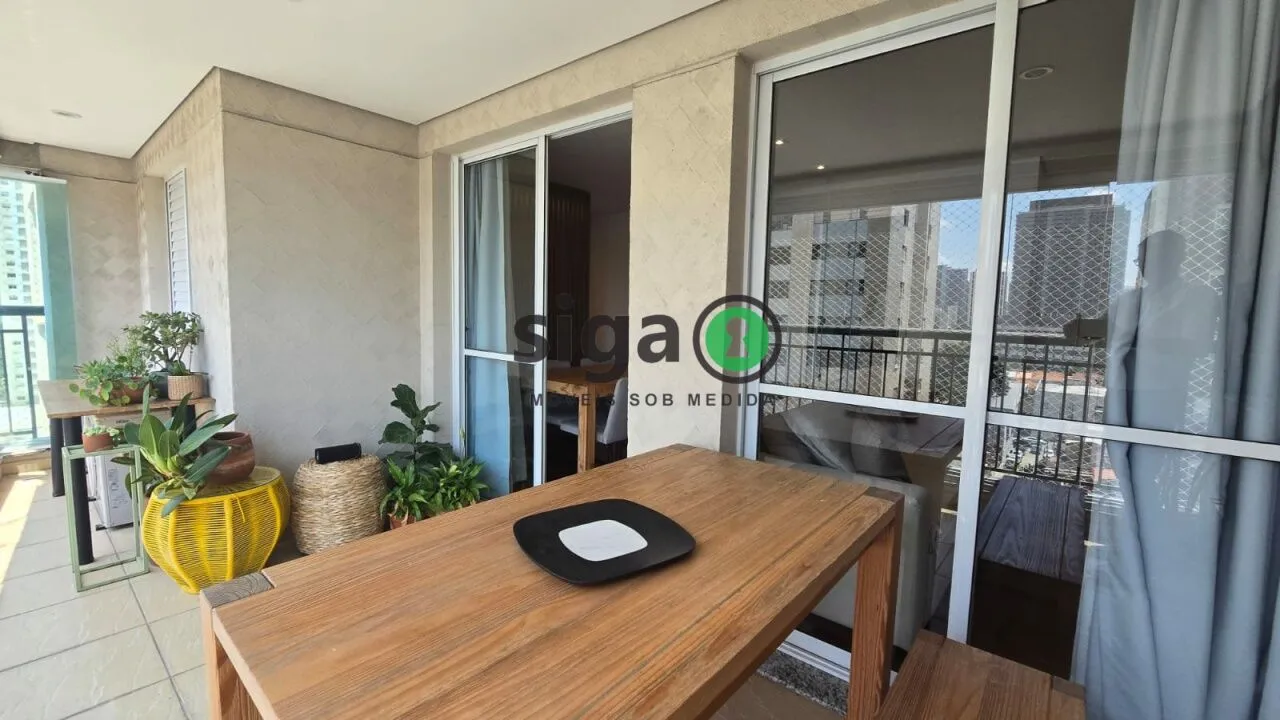 Imagem Apartamento sofisticado de 95m² no Brooklin com varanda gourmet e sol da manhã!!
