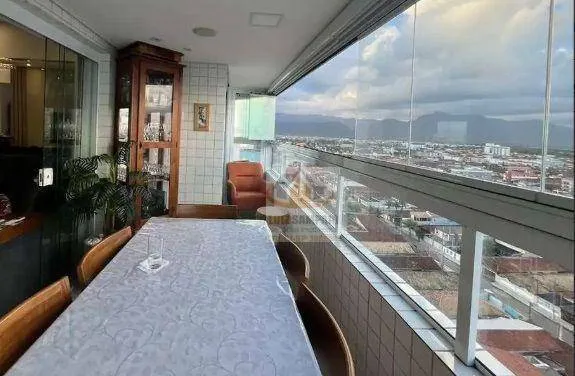 Imagem Lindo Apartamento com Vista ao Mar, 1 Suíte, Maracanã - Praia Grande