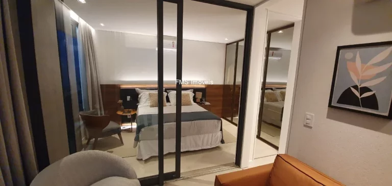 Foto do imóvel Apartamento para locação em Pinheiros, com 1 quarto, 1 banheiro, 1 vaga de garagem, 46m² de área.