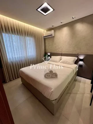 Imagem Flat disponível para locação no The World na Vila Olímpia, com 30m², 1 dormitório e 1 vaga