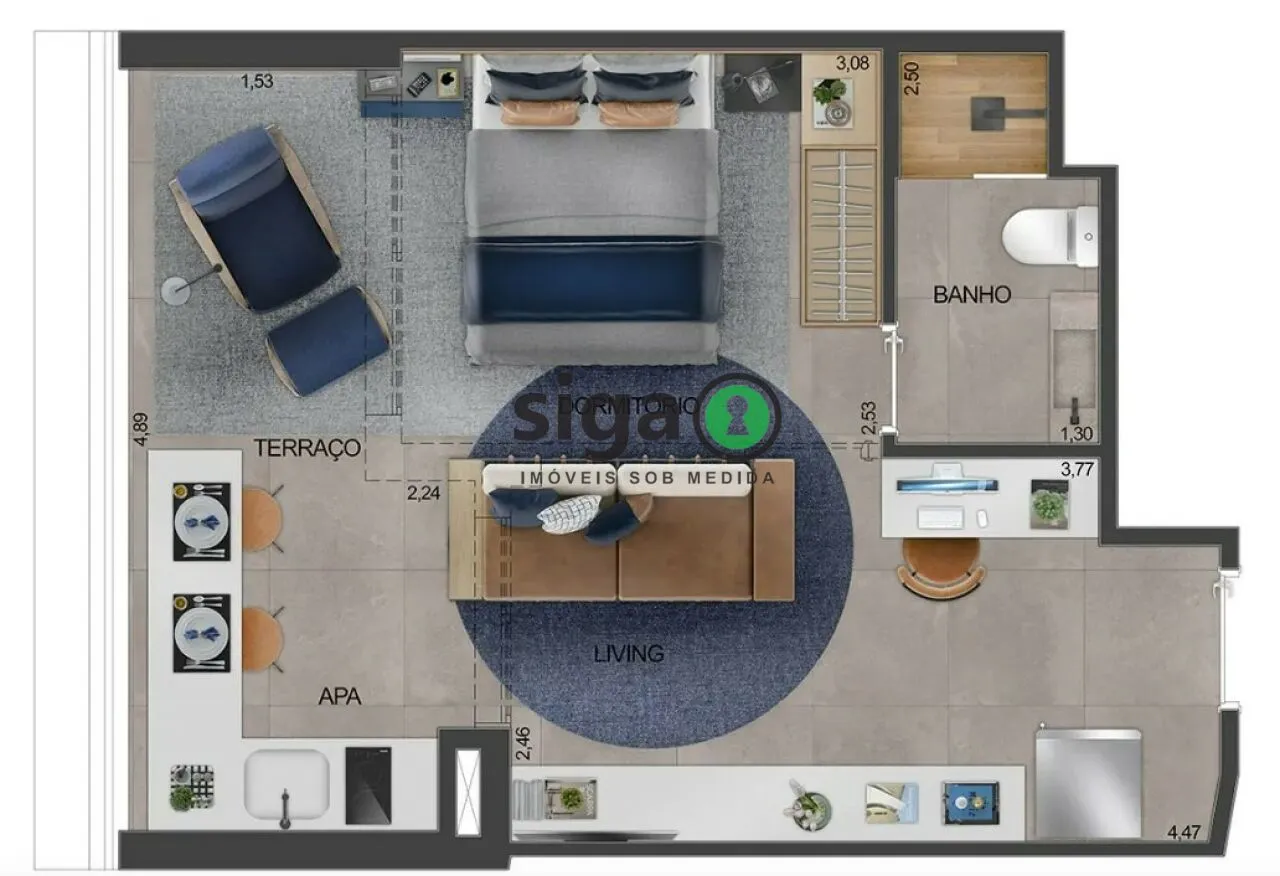 Imagem Apartamento tipo Studio para venda no Butantã, São Paulo - SP