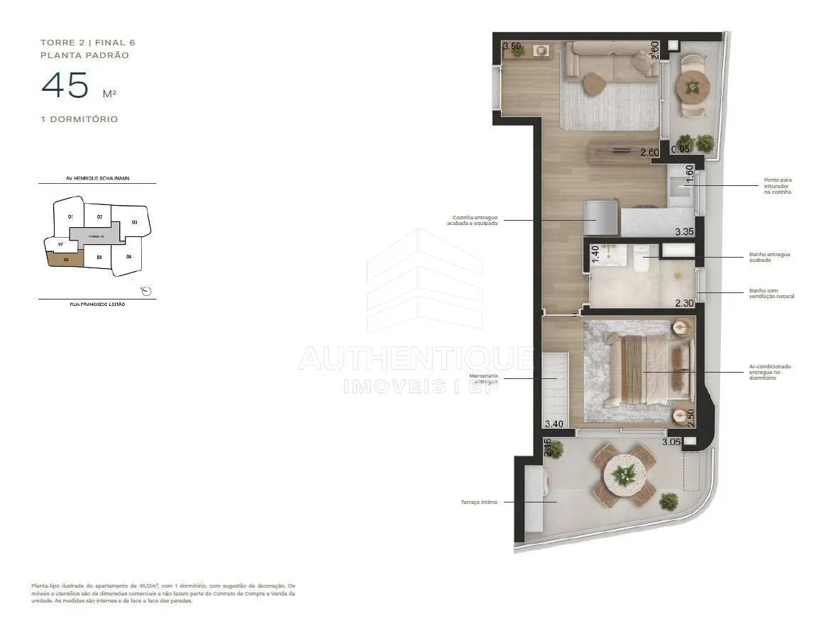 Imagem AERO By Pininfarina - Apartamento à venda no bairro Pinheiros - São Paulo/SP, Zona Oeste