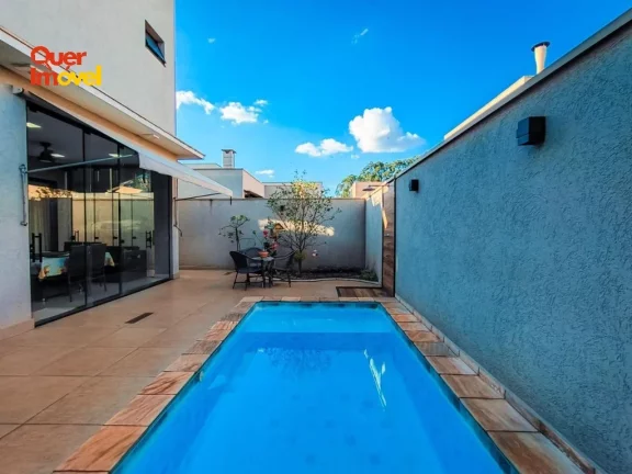 Imagem Casa em Condomínio à Venda em Ribeirão Preto-SP, Jardim Cybelli - 3 suítes, 2 salas, 5 banheiros, 4 vagas, 190,50m².