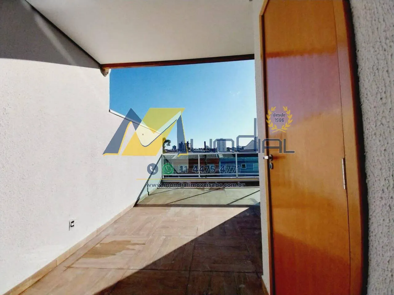 Imagem Sobrado Novo à Venda na Vila Marina - 88m² com Cobertura e 2 Vagas