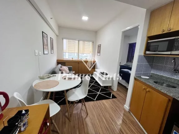 Foto do imóvel Flat disponível para locação no Mercure São Paulo Bela Vista, 28m² com 1 dormitório e 1 vaga de garagem em Rua Maestro Cardim