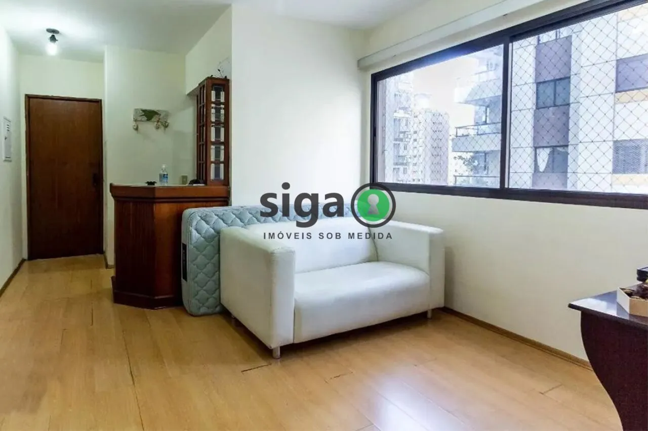 Imagem Apartamento 37 m² em Moema | 1 Dorm, Vaga Livre e Piscina no Condomínio