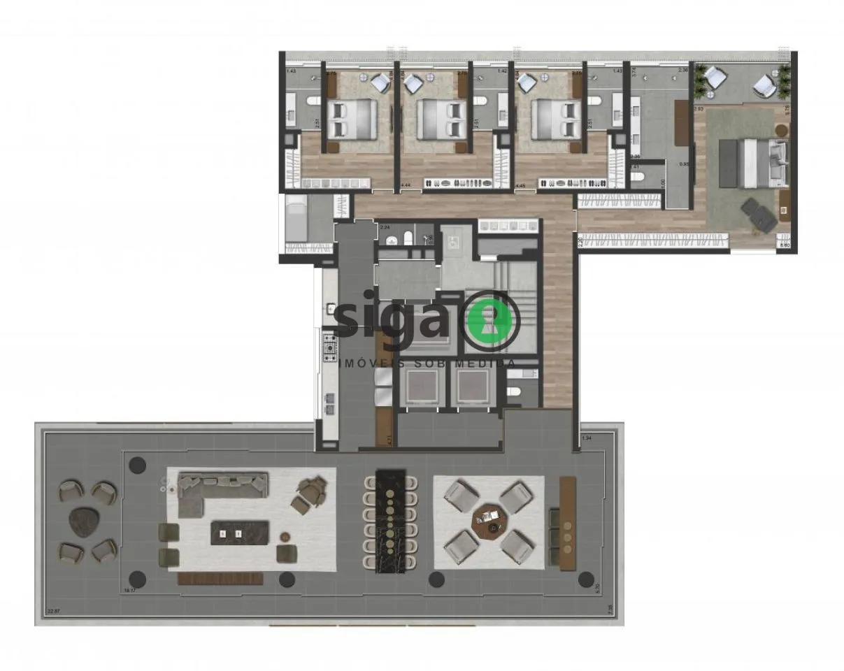Imagem Apartamento para venda no Jardins, São Paulo - SP