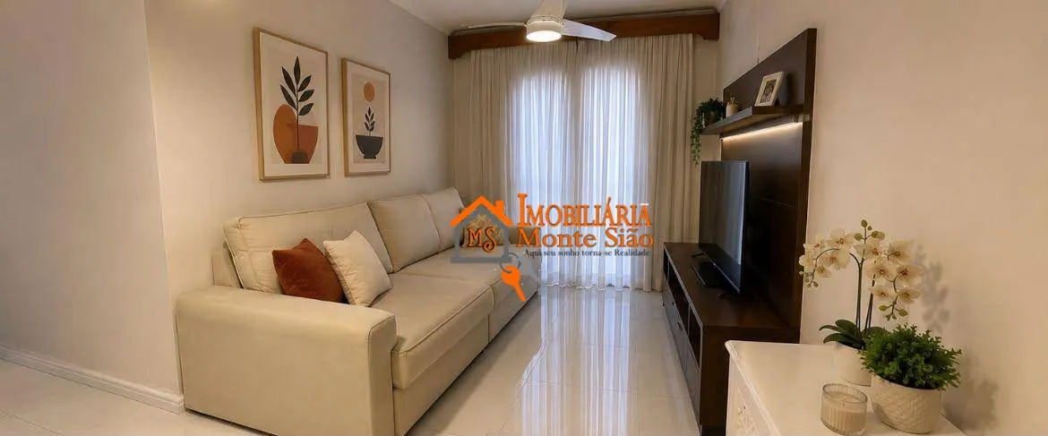 Foto do imóvel Apartamento com 3 dormitórios à venda, 72 m² por R$ 405.000,00 - Vila Rosália - Guarulhos/SP