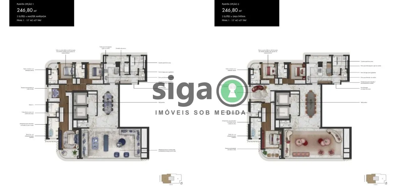 Imagem Apartamento para venda em Pinheiros 04 suítes, São Paulo - SP