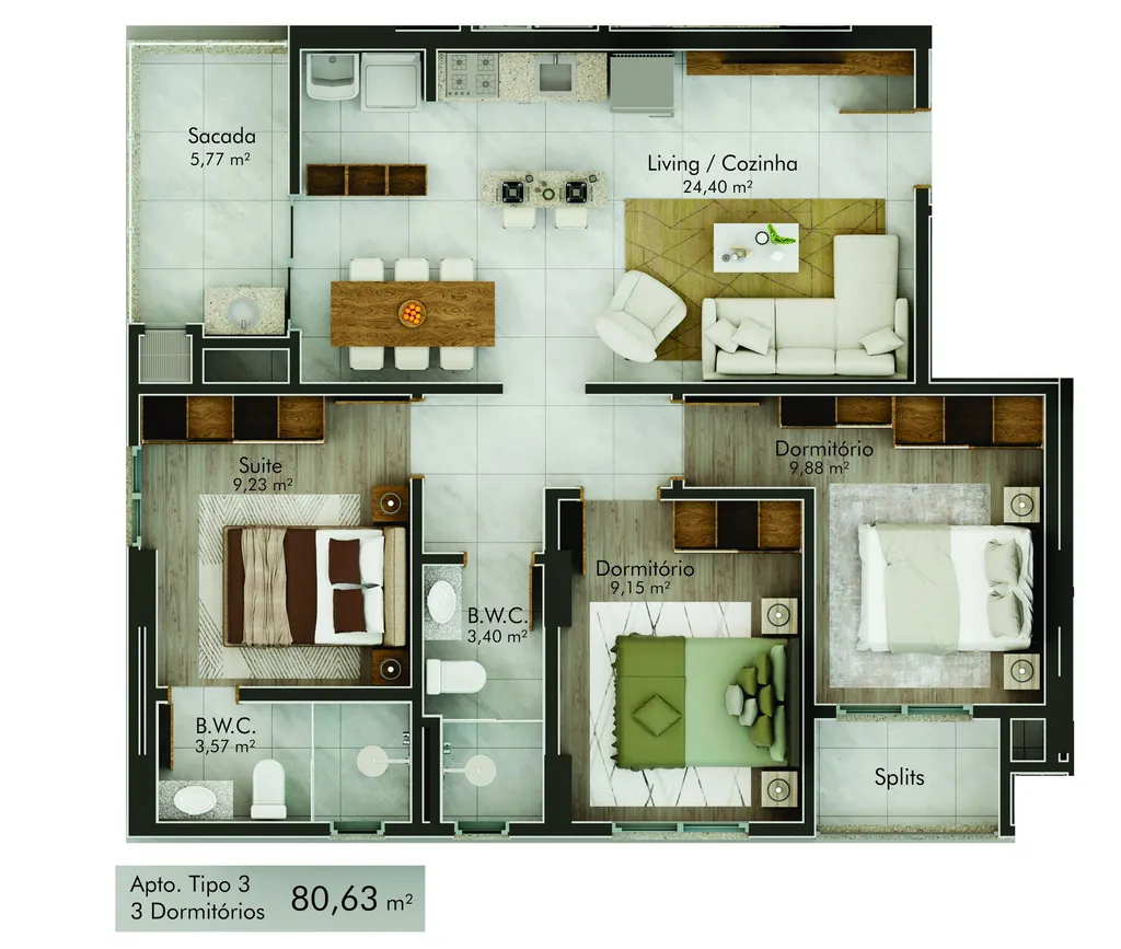 Imagem APARTAMENTO RESIDENCIAL em Barra Velha - SC, Barra Velha