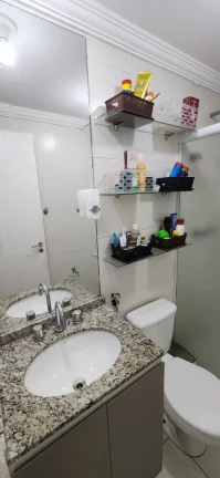 Imagem Apartamento à venda no Parque Taboão: 3 quartos, 1 suíte, 2 banheiros, 2 vagas, 70m² - Taboão da Serra-SP.