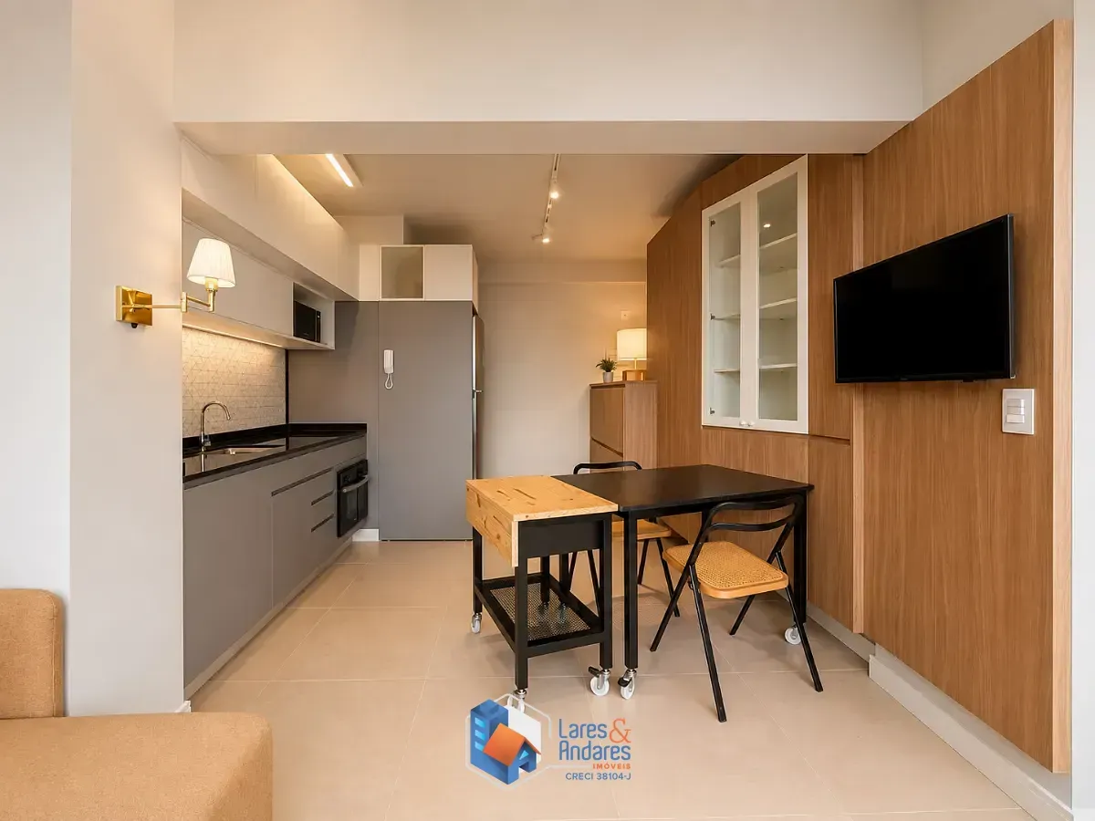 Foto do imóvel Apartamento para venda em Consolação com 1 quarto, sendo 1 suíte, 42m² em Rua Augusta