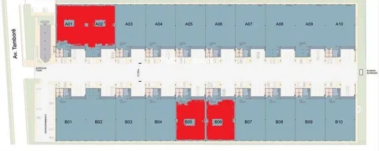 Imagem Galpão Comercial para Locação em Barueri-SP, Bairro Tamboré: 8 Banheiros, 6 Vagas de Garagem, 1.706m² de Área!
