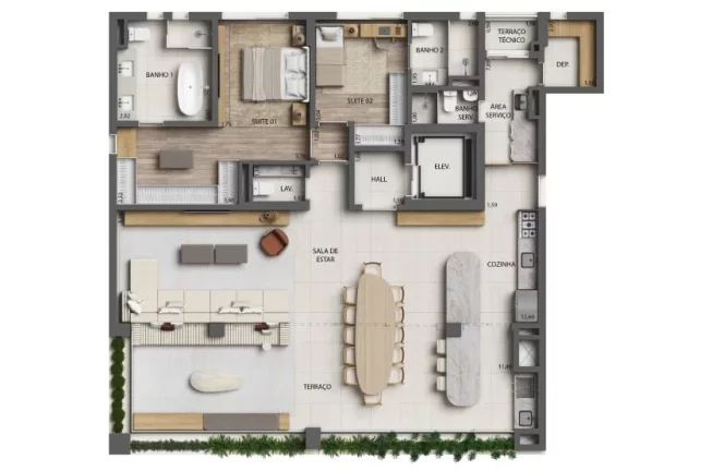 Imagem Apartamento à venda no bairro Moema - São Paulo/SP