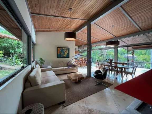 Imagem Linda casa térrea e contemporânea - Condomínio Reserva do Peroba