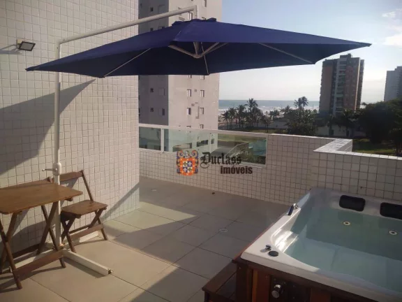 Foto do imóvel Cobertura com 3 dormitórios à venda, 118 m² por R$ 1.060.000,00 - Solemar - Praia Grande/SP