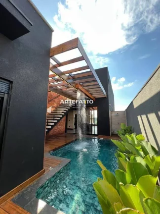 Imagem Casa de condomínio à venda, no Villa Piemonte, em Franca, Parque Universitário, com 3 quartos, 232m2