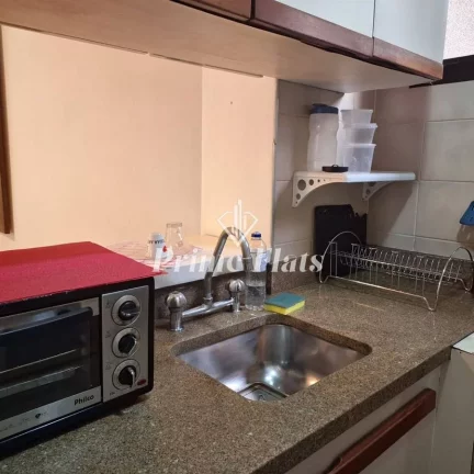 Imagem Flat disponível para locação no Condomínio Edifício Flat London Residence Service, com 42m², 1 dormitório e 1 vaga