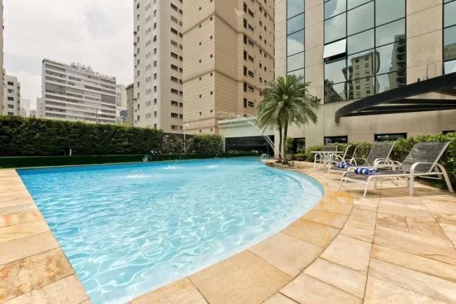 Imagem Flat disponível para locação no Tryp Higienópolis, com 32m², 1 dormitório e 1 vaga